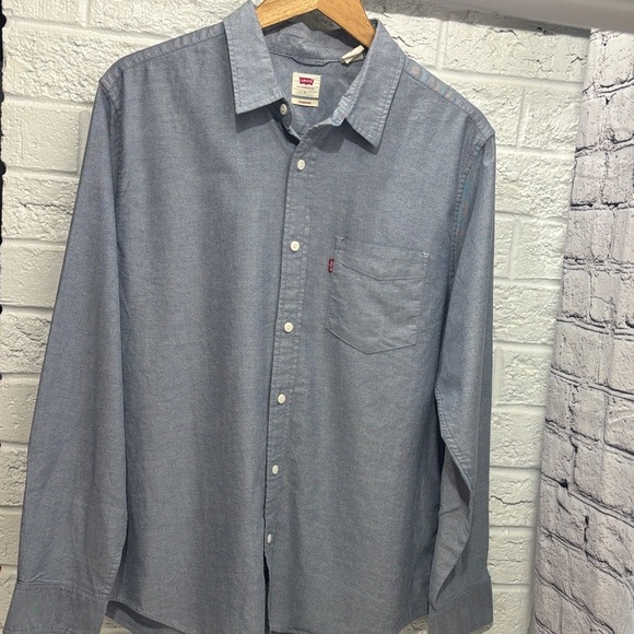 Levi's Other - Levi's Men's Blue Button-Down Shirt